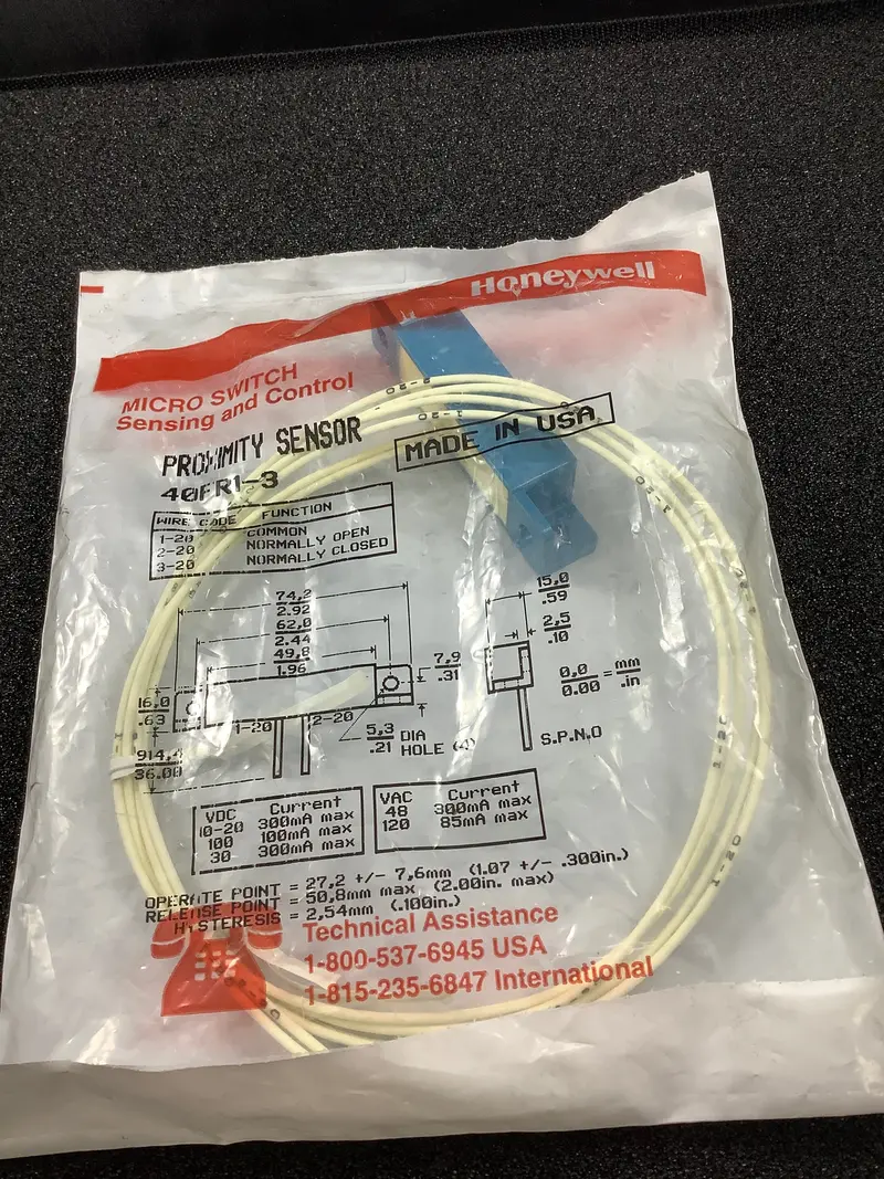 Honeywell 40Fr1-3 Magnetic Field Sensor For Industrial Applications 1