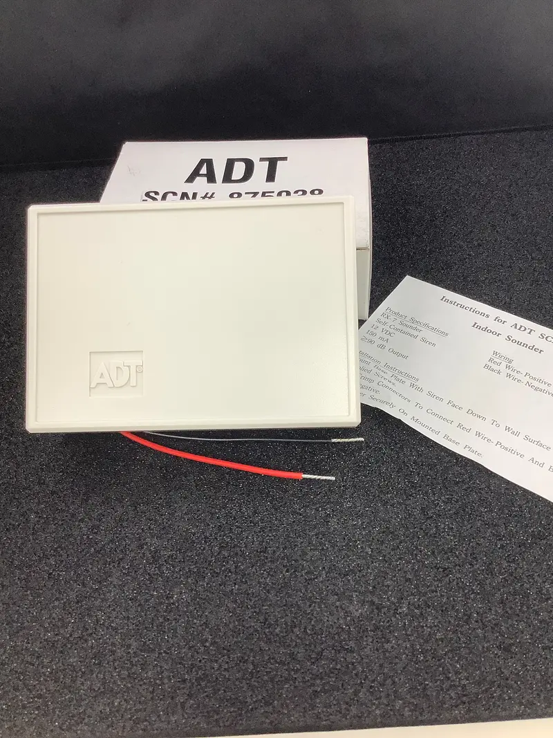 Honeywell Adt Scn# 875938 Rx7 Indoor Sounder/Siren 1