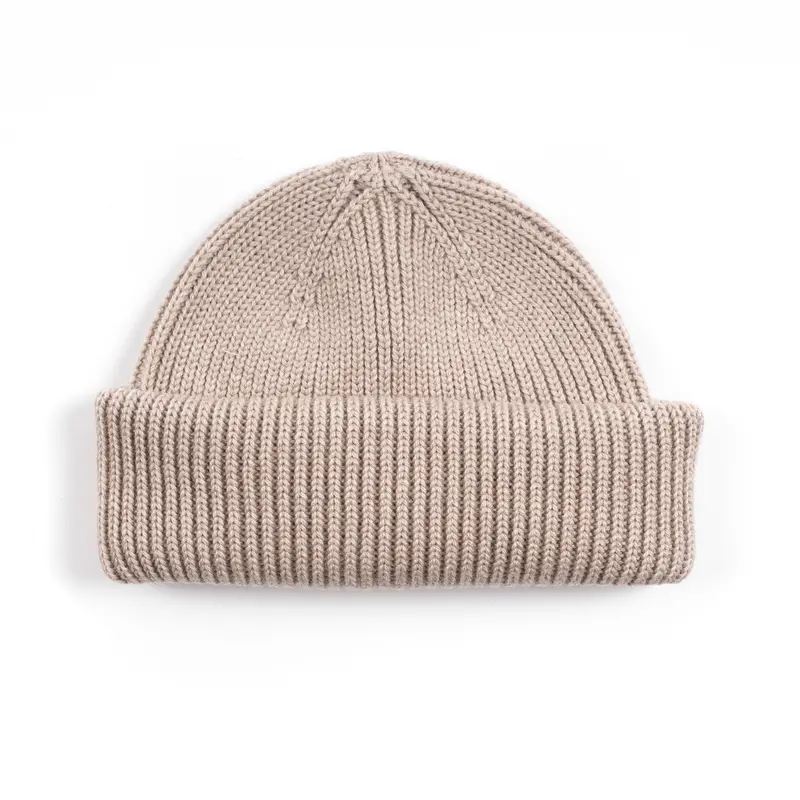 In Situ Merino Wool Toque – Gissi Beige 1