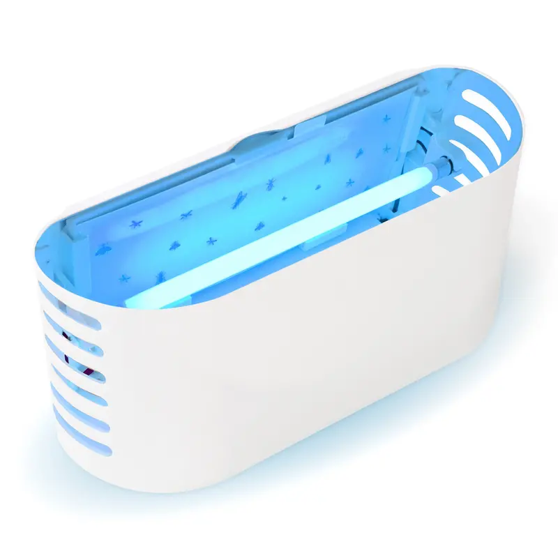Indoor Uv Insect Trap With Extra-Large Sticky Pad – Wall-Mountable Or Countertop Design 1