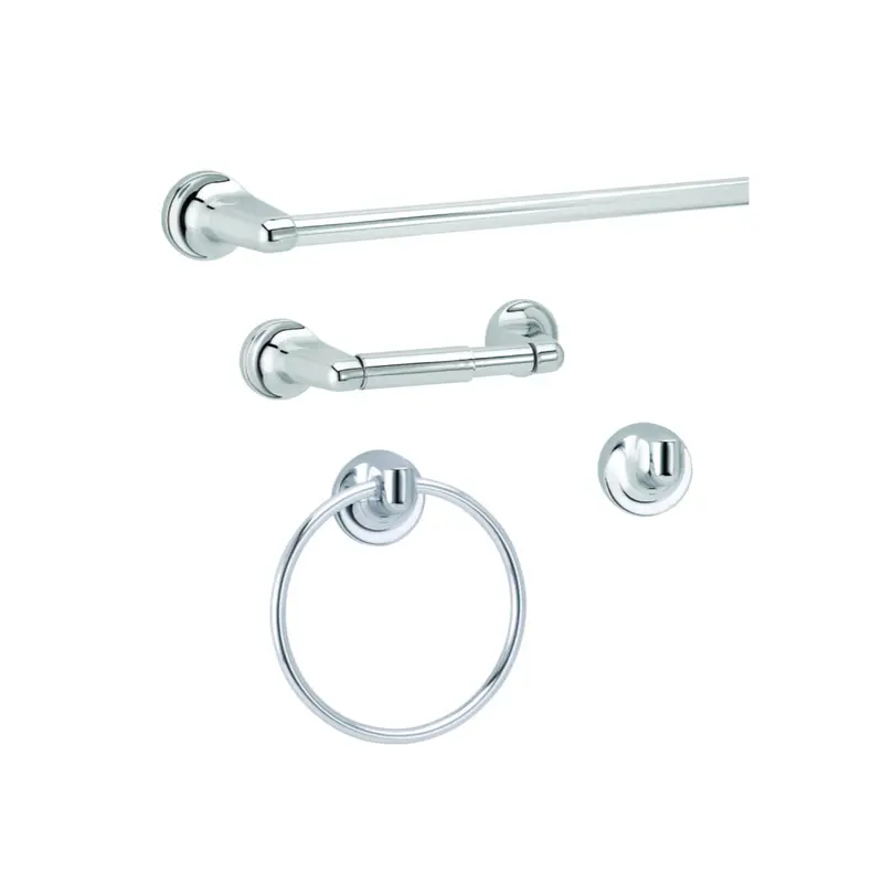 Infinity Four-Piece Bathroom Fixture Set – Coordinated Chrome Finish 1