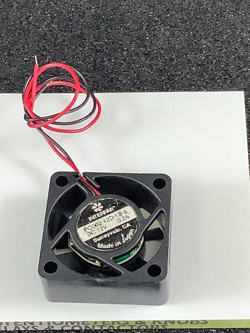 Interfan Pc002-12D-1B-8 Dc Fan – 30×30×12Mm, 2.8 Cfm, Sealed Ball Bearing, Plastic Construction 1