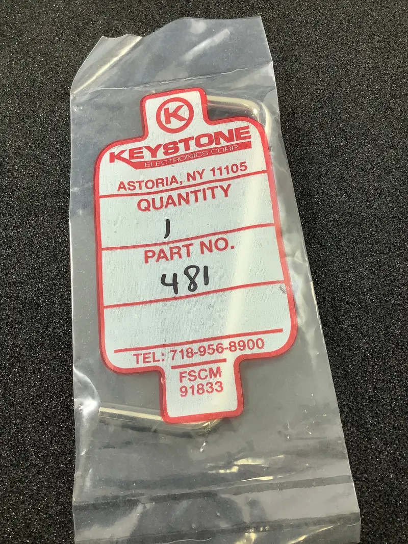 Keystone 481 Brass Instrumentation Handle With Nickel Finish – 4.5" Center-To-Center Back Length 1