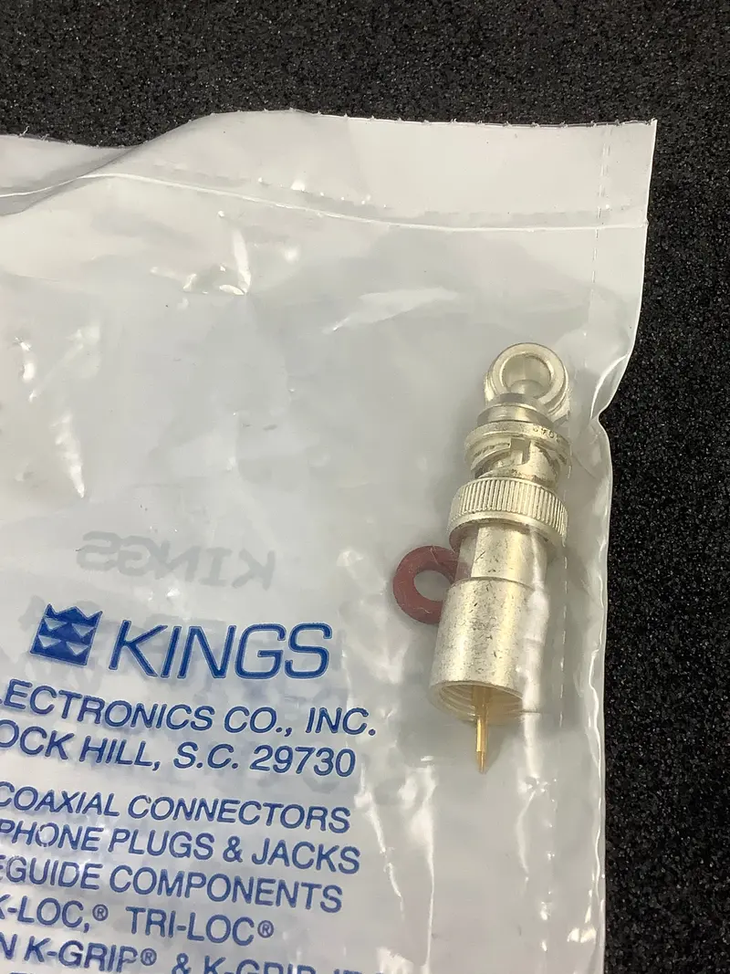 Kings Kv-59-04 Mhv Panel Mount Connector For High-Voltage Coaxial Systems 1
