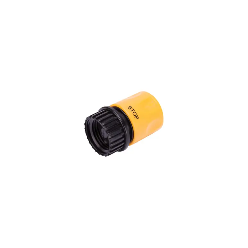 Landscapers Select Gc520 Hose Connector – 3/4" Female Thread, Yellow-Black Plastic 1