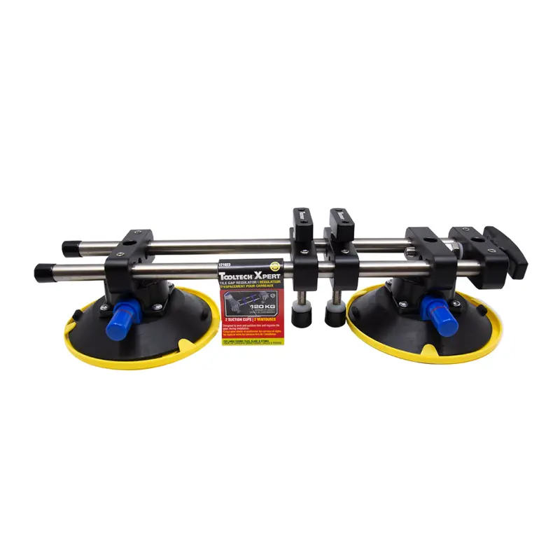 Large-Format Tile Spacer With Dual Suction Cups 1