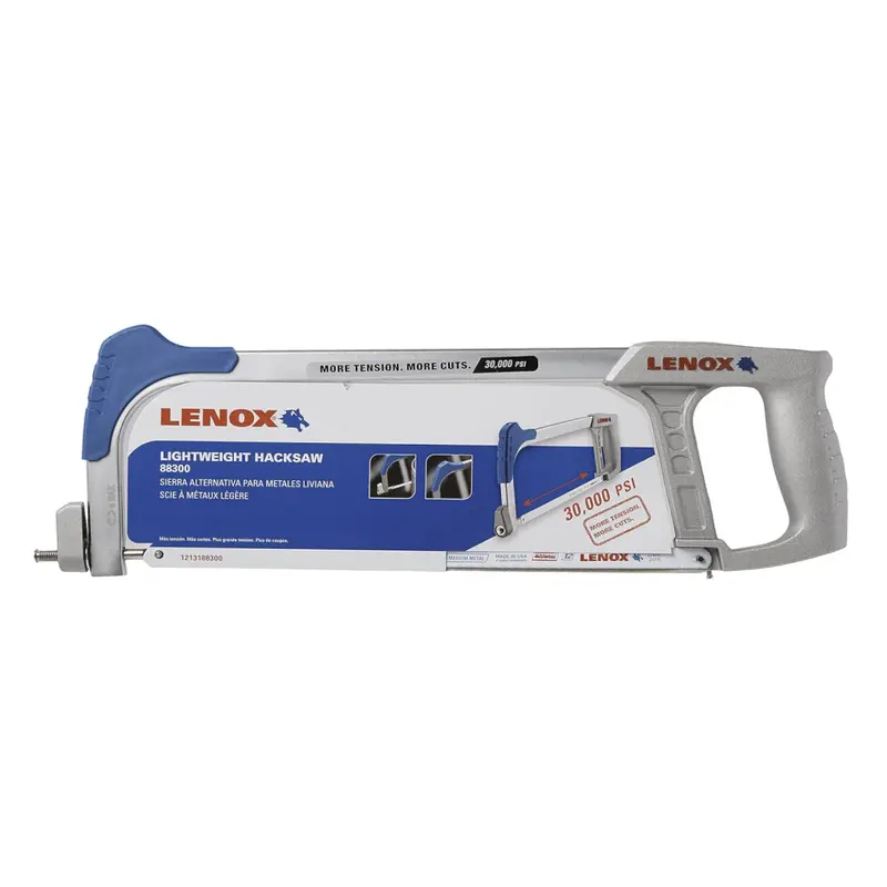 Lencox High-Tension Hacksaw Frame – Adjustable Tension For Stable, Straight Cuts 1