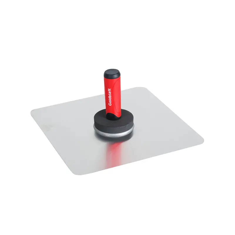 Lightweight Aluminum Drywall Hawk With Soft-Grip Edge – 13X13 Inch 1