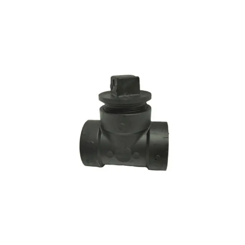 Ln444X 4" X 3" X 4" Abs Test Tee With Plug – Hub X Hub X Fip Threaded Connection 1