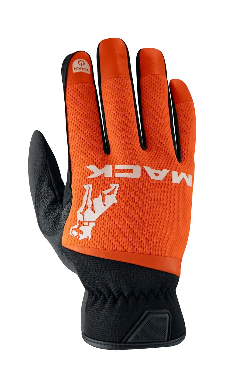 Mack Mechanics Tech Original Gp Work Gloves – Black & Orange, Size M (8) 1