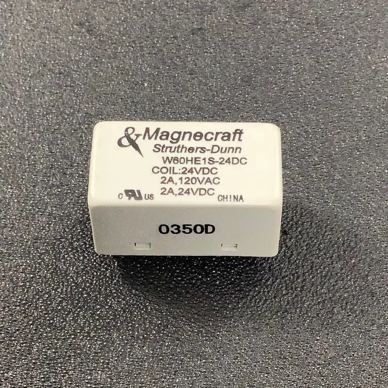 Magnecraft W60He1S-24Dc Spdt Pcb Mount Relay – 24Vdc Coil, General-Purpose Use 1