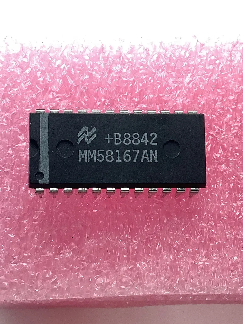 Mm58167An Real-Time Clock Ic – 24-Pin Microprocessor-Compatible 1