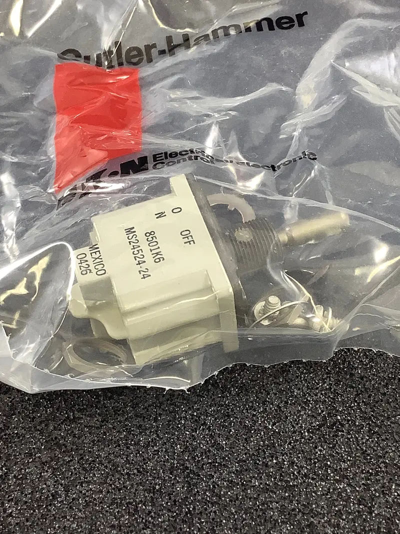 Ms24524-24 Cutler-Hammer Sealed 2-Pole On-Off-None Toggle Switch – 15A, 115Vac, Screw Terminal 1
