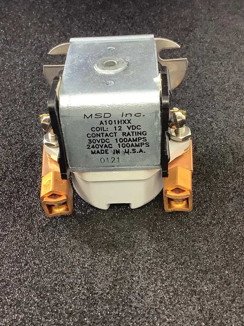 Msd A101Hxx-12Vdc Heavy-Duty Spst No Relay — 100 A, 12 Vdc Coil 1