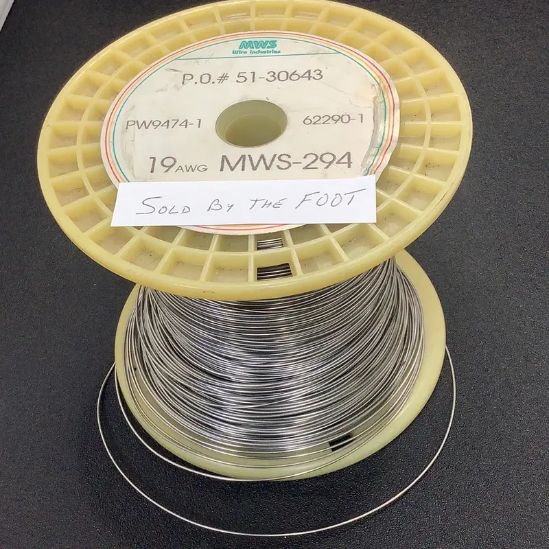 Mws-294-19 Mws 19 Awg Nichrome Resistance Wire (0.3209 Ω/Ft) 1