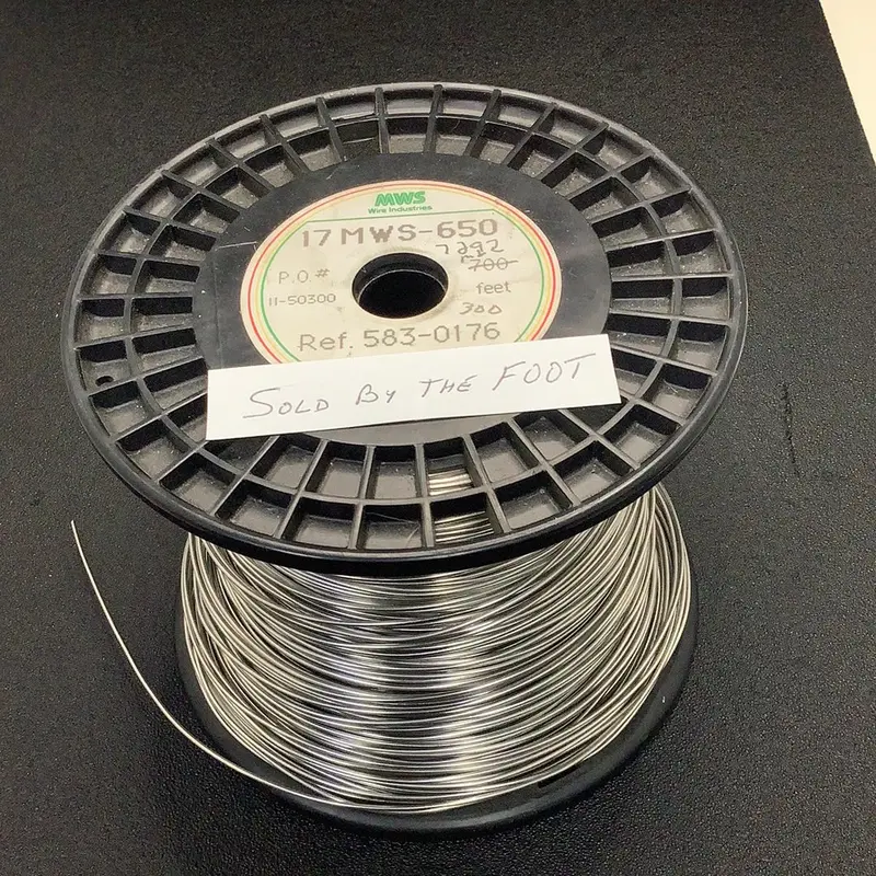 Mws-650-17 Mws 17 Awg Nichrome Resistance Wire (0.3209 Ω/Ft) 1