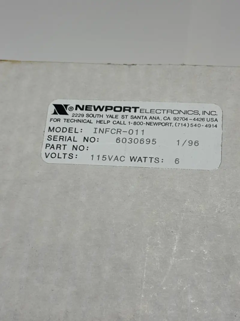 Newport Infcr-011 Digital Temperature Panel Meter With Display 1