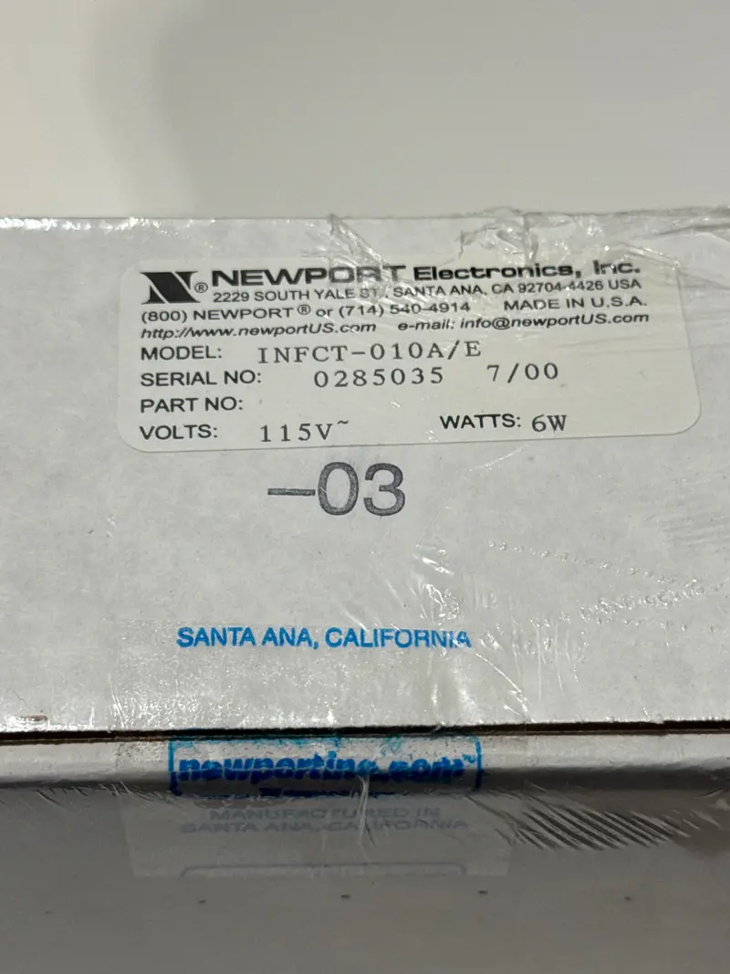 Newport Infct-010A/E Thermocouple Input Digital Temperature Meter 1