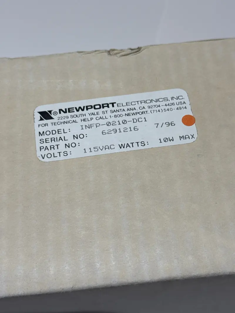 Newport Infp-0210-Dc1 Infinity Series Process Controller With Dc Output 1