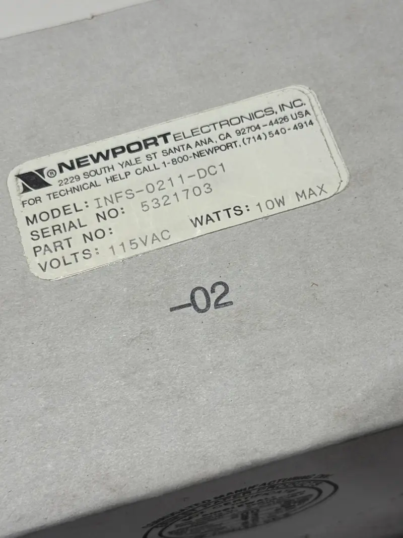 Newport Infs-0211-Dc1 Infinity Series Strain Gauge Meter With Dc Output 1