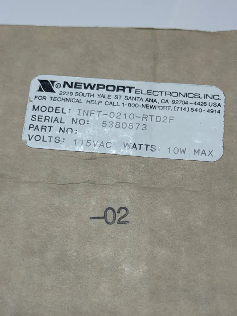 Newport Inft-0210-Rtd2F Infinity Series Rtd Meter – Compact 1/8 Din Design 1