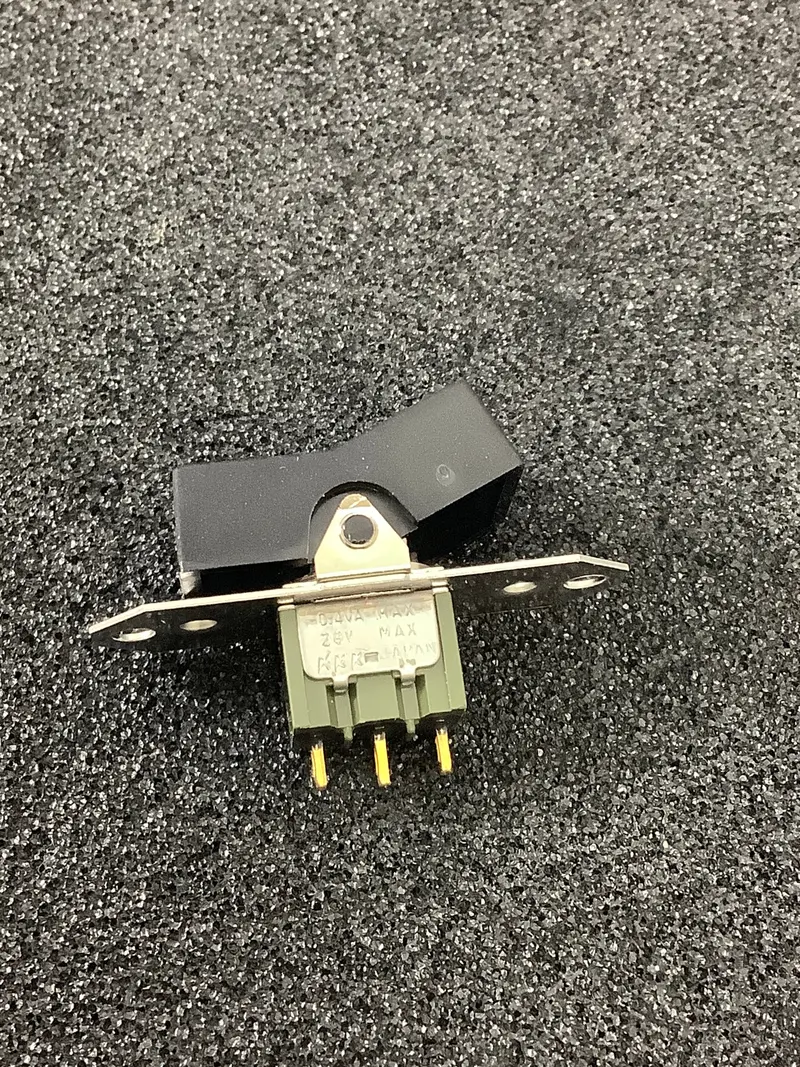 Nkk Spdt Rocker Switch — 0.4Va (Ac/Dc), 28V, Panel-Mount With Flange 1