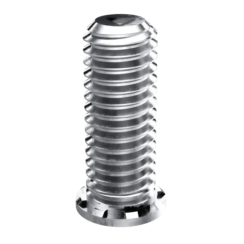 Non-Flush Self-Clinching Stud – 300 Stainless Steel, Passivated, 4-40 × 1/2" (100 Pcs) 1