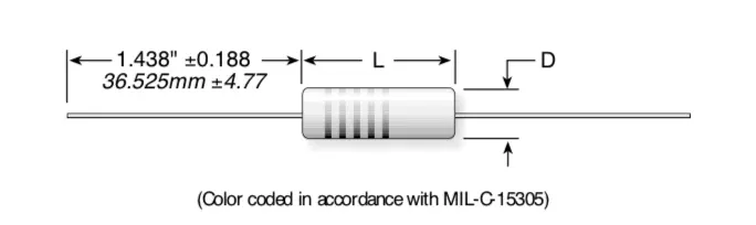 Ohmite Jm120K Rf Choke – 0.12 Μh J Series 1