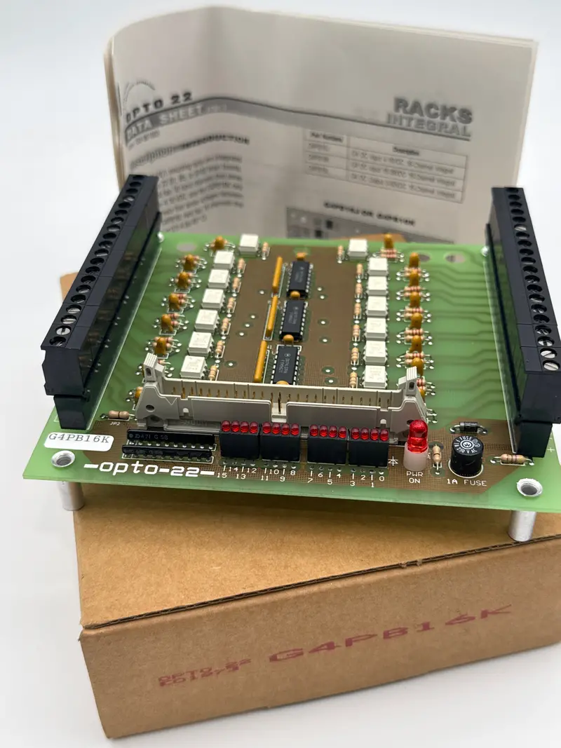 Opto 22 G4Pb16K Dc Input Module – 16-Channel, 16–28V Dc, Rack-Mountable 1
