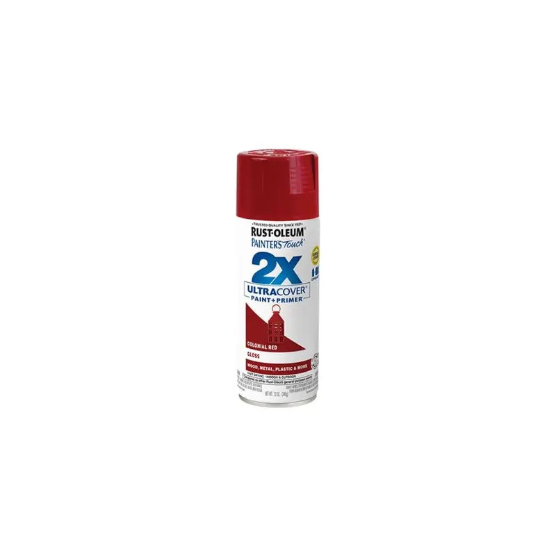 Painter’S Touch 2X Ultra Cover Spray Paint – Colonial Red Gloss 1