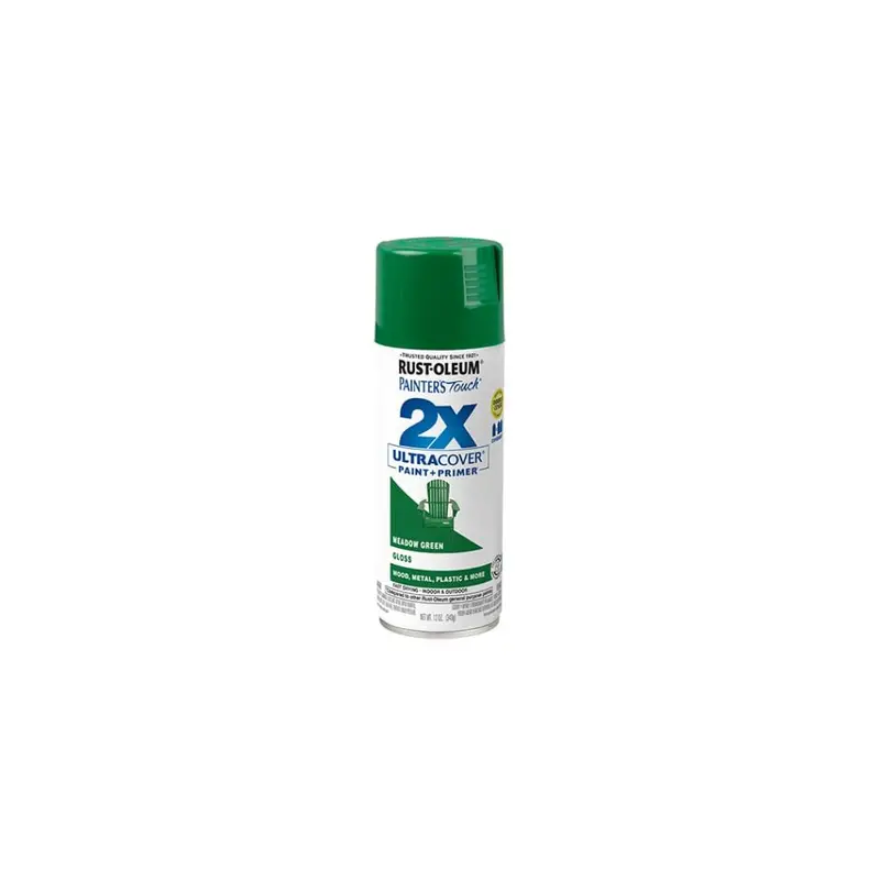 Painter’S Touch 2X Ultra Cover Spray Paint – Gloss Meadow Green 1