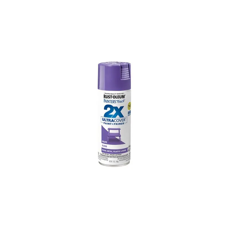 Painter’S Touch 2X Ultra Cover Spray Paint – Vivid Gloss Grape 1