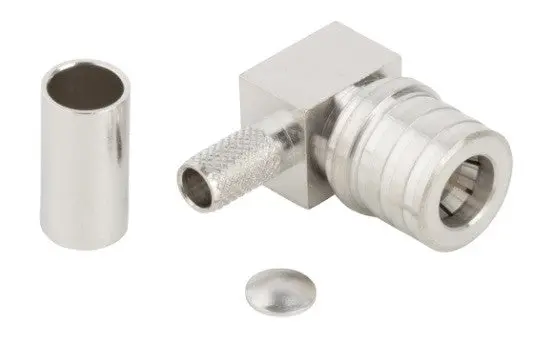 Pan Pacific Qma-2090-316: Male Qma Cable End For Rg-316 Coax — Dual-Crimp Design 1