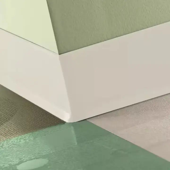 Pewter Vinyl Baseboard Trim – 4" Height, 120 Feet Per Roll 1