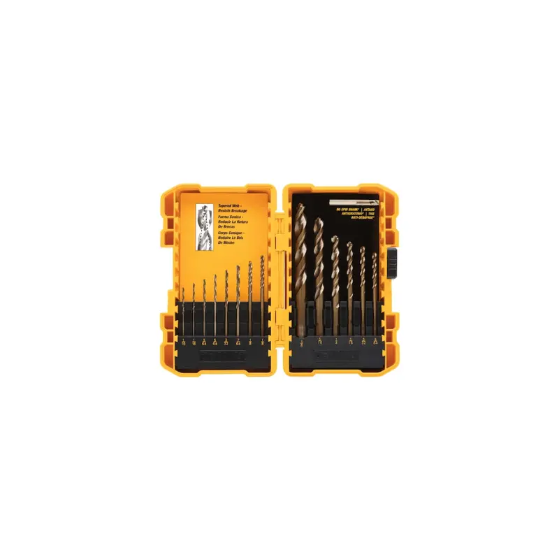 Pilot Point® Drill Bit Set – 14-Piece, Split-Point, Reduced Walking Design 1
