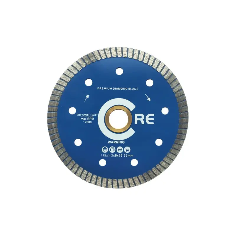 Piranha 4.5-Inch Super-Thin Turbo Diamond Blade For Porcelain Tile 1