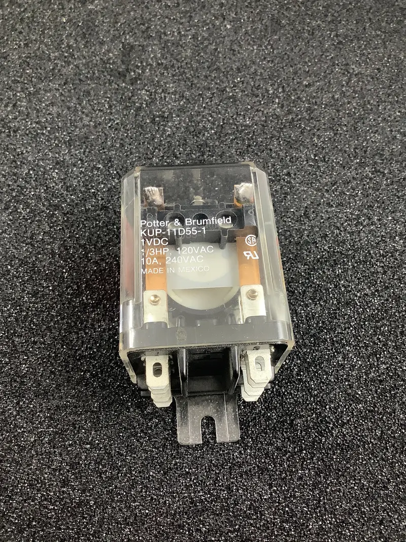 Potter & Brumfield Kup-11D55-1 – Dpdt Relay, 1Vdc Coil, 10A @ 240Vac Contact Rating 1