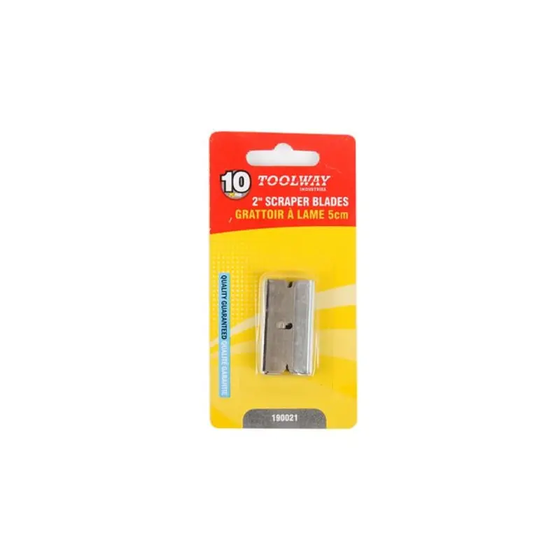 Precision Razor Scraper Blades – 2-Inch Width, 10-Pack 1