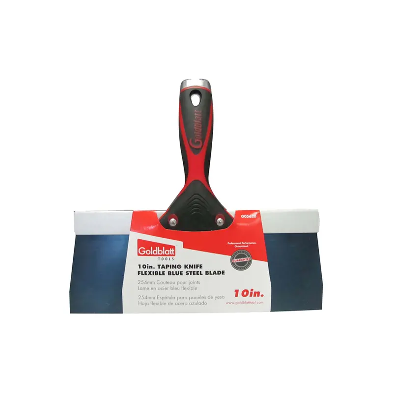Progrip Blue Steel Drywall Taping Knife – 10 Inch Flexible Blade 1