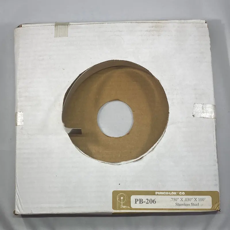 Punch-Lok Pb-206 – Stainless Steel Banding, 0.75" × 0.03", 100 Ft Roll 1