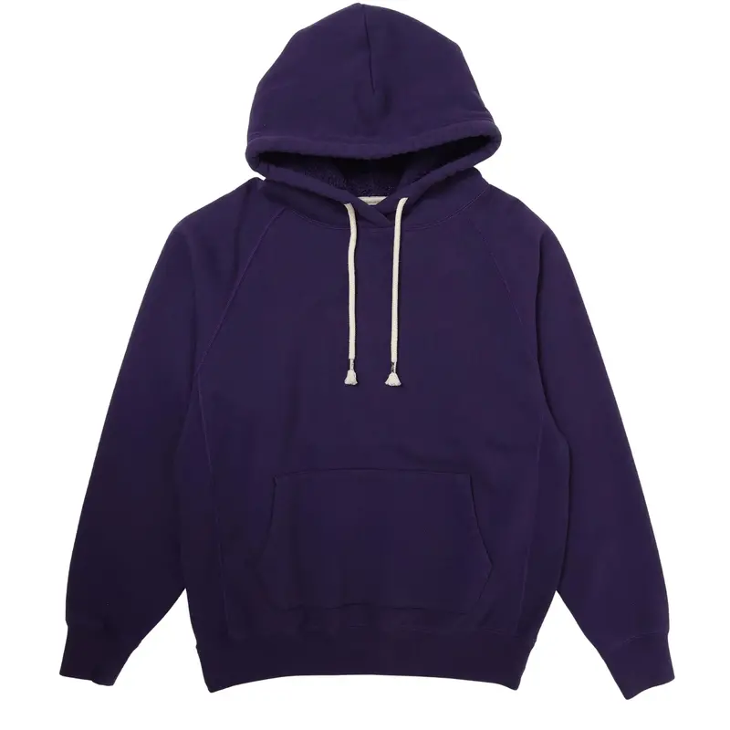 Purple Pullover Hoodie – Super Looper French Terry Fabric 1