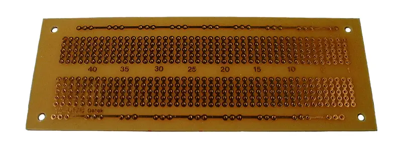 Rectangular Prototype Board – 5.16" × 1.90", Fr-4 Compatible 1