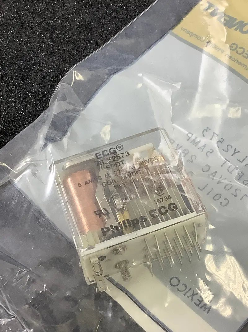 Rly2573 Ecg 6Pdt Signal Relay – 24Vdc Coil, 5A Per Pole 1