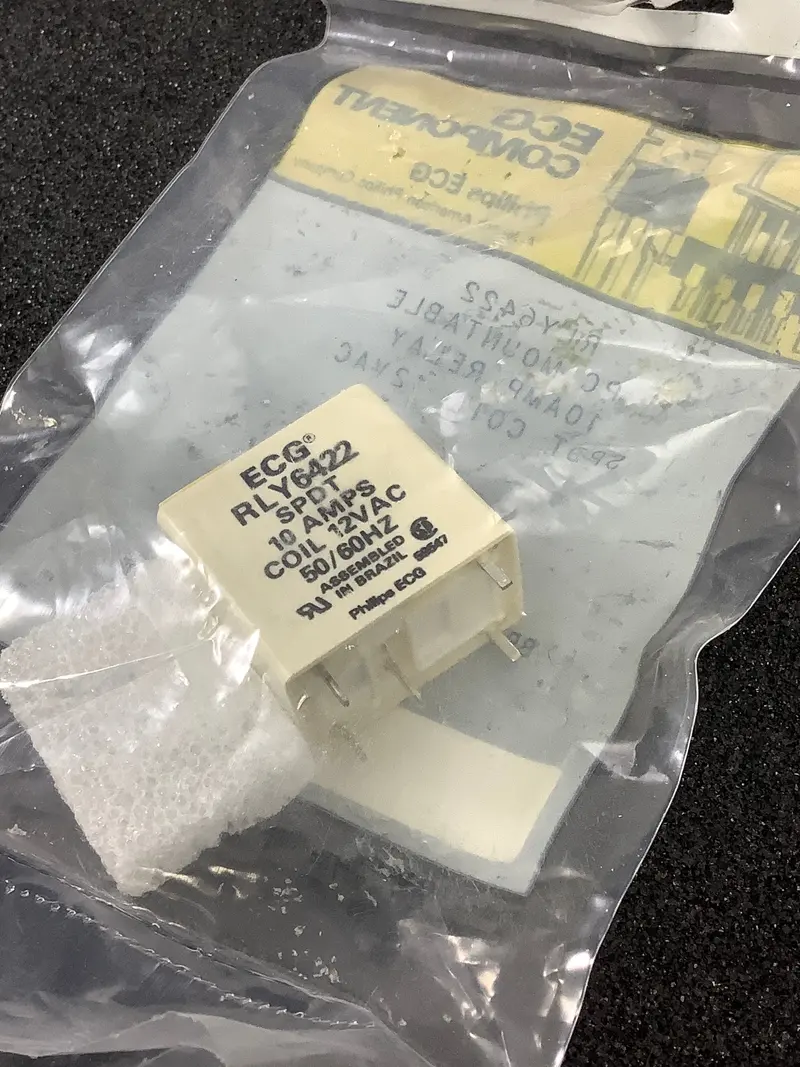 Rly6422 Ecg Spdt Control Relay – 12Vac, 10A Switching Capacity 1