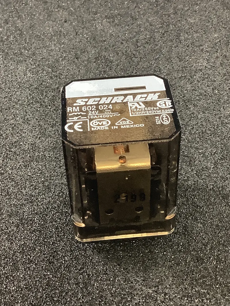 Rm-602-024 Schrack 3Pst-No Industrial Relay – 24Vdc, 10A Load Rating 1