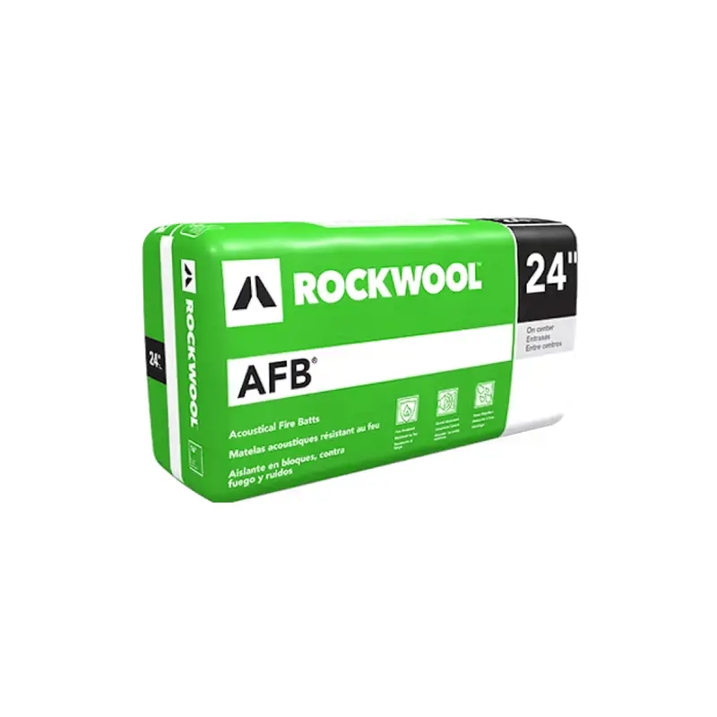 Rockwool Afb® Fire-Rated Acoustic Batt – 3" X 24" X 48", 64 Sq Ft/Bag 1