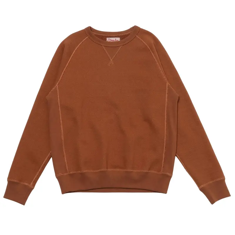 Rust Pullover Crewneck – Double Heavyweight French Terry 1