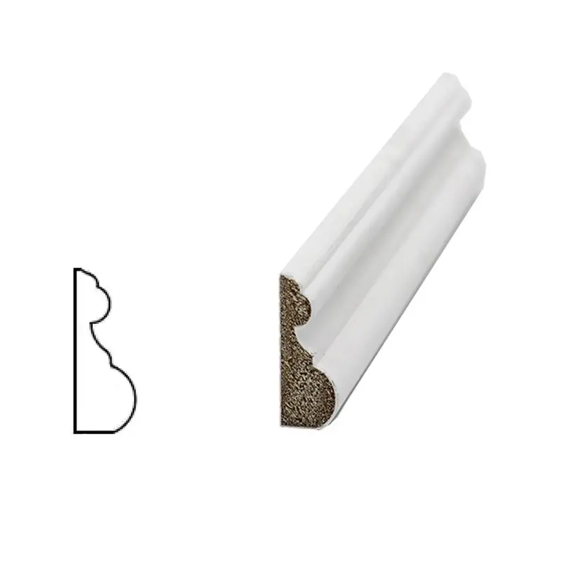 S12 Profile Wood Chair Rail Moulding – 1-5/8" X 5/8" X 12 Feet 1