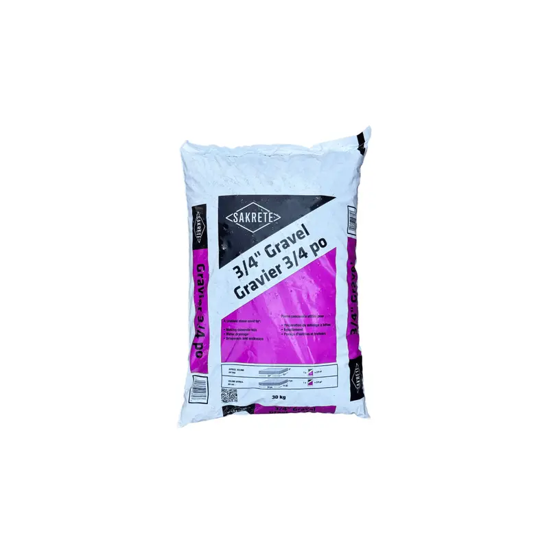 Sakrete 3/4-Inch Crushed Gravel – 30 Kg Bag 1