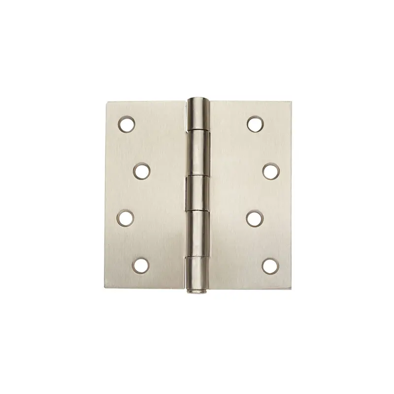 Satin Nickel Square-Corner Residential Butt Hinge 1